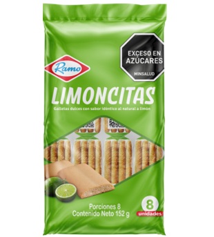 Galletas Limoncitas Ramo 8 Unidades 152Gr | SuperBooM